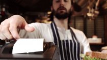 a receipt printing from a Revel pos documentation, manuals in a restaurant