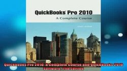FREE PDF Quickbooks Pro 2010 A