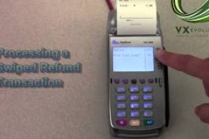 How to load paper into a Verifone vx520?