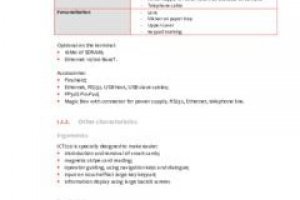 Ingenico iCT220 Technical manual