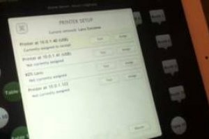 POS Lavu printer error