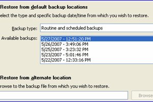 QuickBooks backup location default
