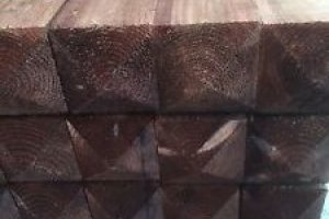 Square Wooden post size