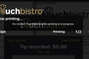 TouchBistro refund