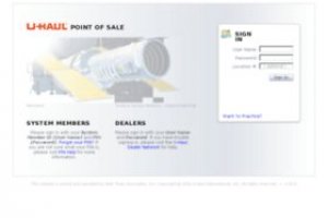 U haul point of sale practice